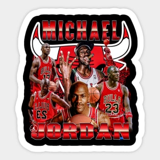 Michael Jordan Graphic Tee Sticker